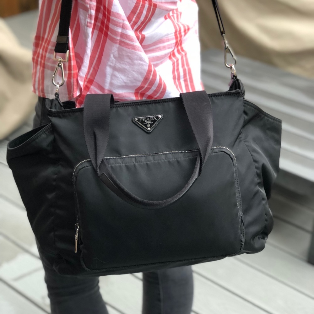 Prada Athentic Vela Nylon Baby Diaper bag